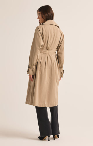 Z Supply - Dorian Trench Coat Driftwood