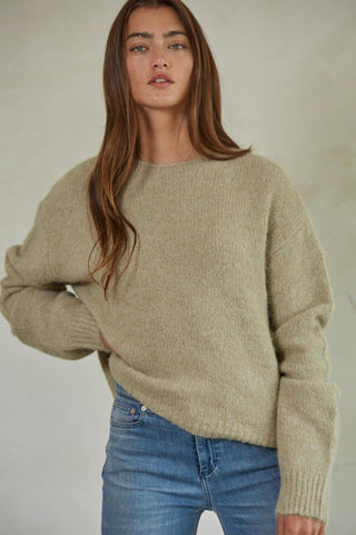 Georgie Pullover Sweater Taupe