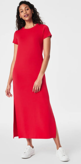 SPANX AirEssentials Maxi Dress- Spanx Red