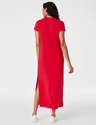 SPANX AirEssentials Maxi Dress- Spanx Red