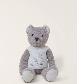 Barefoot Dreams CozyChic® Bear Buddie with Vest - Taupe/Cream