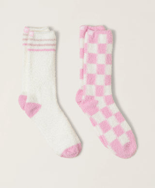 Barefoot Dreams CozyChic® 2 Pair Barbie™ Sock set