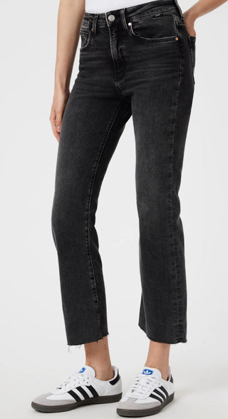 Mavi - Anika Cropped Flare Jeans Mid Rise | Smoke Brushed Flex Blue