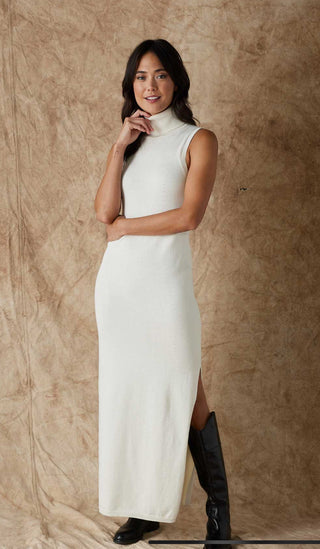 Normal Brand - Athena Column Dress - Winter White