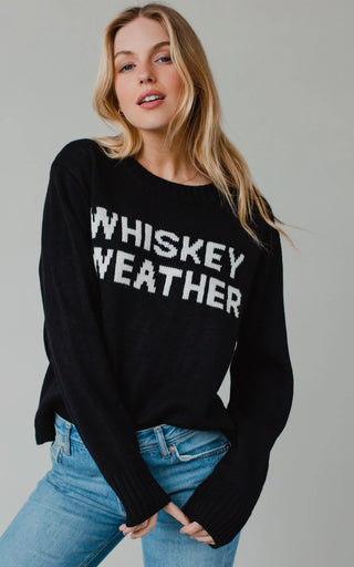 Whiskey Weather Sweater - Black