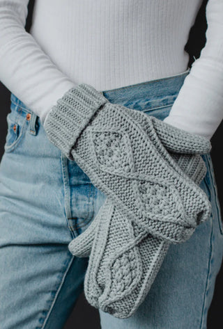 Holly Cable Knit Mittens