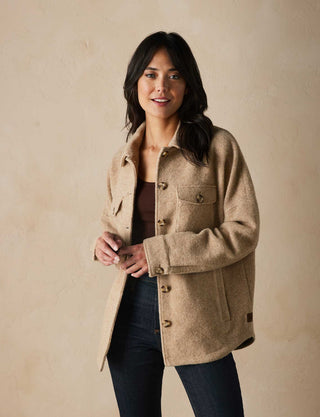 The Normal Brand Logan Ski Lodge Jacket - Oatmeal