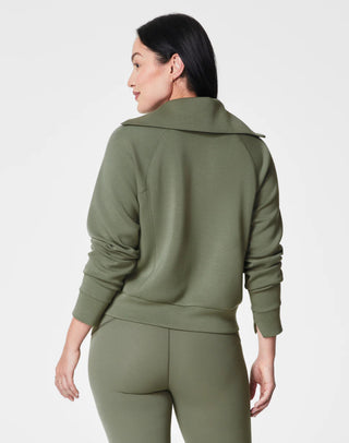 SPANX Air Essential Half Zip - Clover