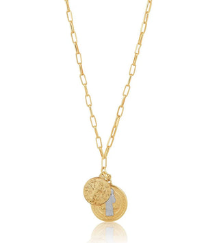 Saint II - St. Benedict Coin Necklace 20" // Sahira