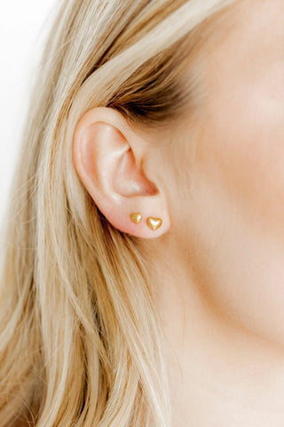 Micro Hadley Screwback Stud Earrings // LinnyCo