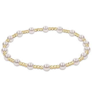 Sincerity Pearl 4mm Bracelet // Enewton