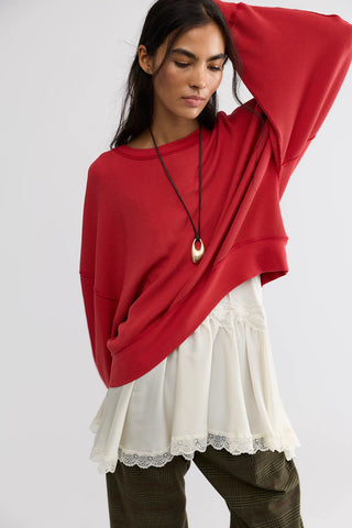 Skyline Tee // Salsa// Free People