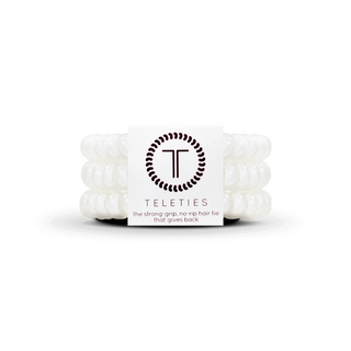 Teleties Coconut White Hair Coils