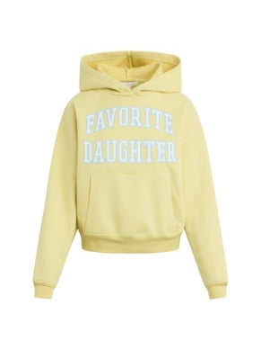 The Collegiate Hoodie - Golden/Off White // Favorite Daughter