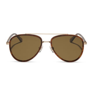 DIFF Yellowstone Sequoia Polarized Sunglasses - Tortoise & Brown