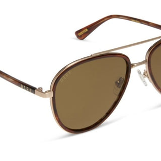 DIFF Yellowstone Sequoia Polarized Sunglasses - Tortoise & Brown