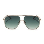 Iconica Cynthia Gold w/ Rich Tortoise Temple Tips Sunglasses // DIFF - G15 Gradient