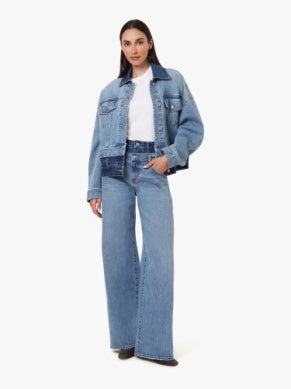Gemma Double Waistband Wide Leg Jan - Coast