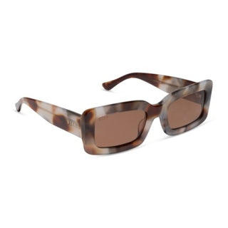 DIFF Indy Dove Tortoise + Brown Sunglasses