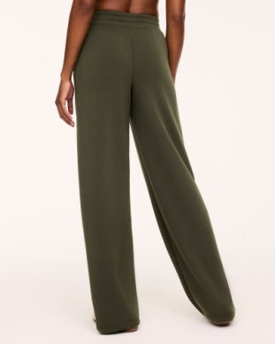 Spanx AirEssentials Wide Leg Pleated Trouser - Monstera