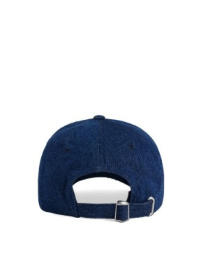 The Washed Denim Baseball Cap - Dark Wash // Favorite Daughter