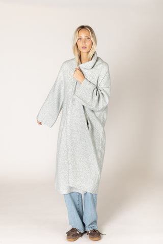 Hugh Luxe Open Cardigan - Ash