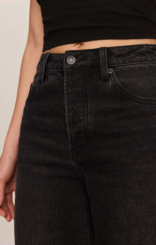 The Show Off Denim High-Rise Bowed Pant - Nocturne // Z Supply